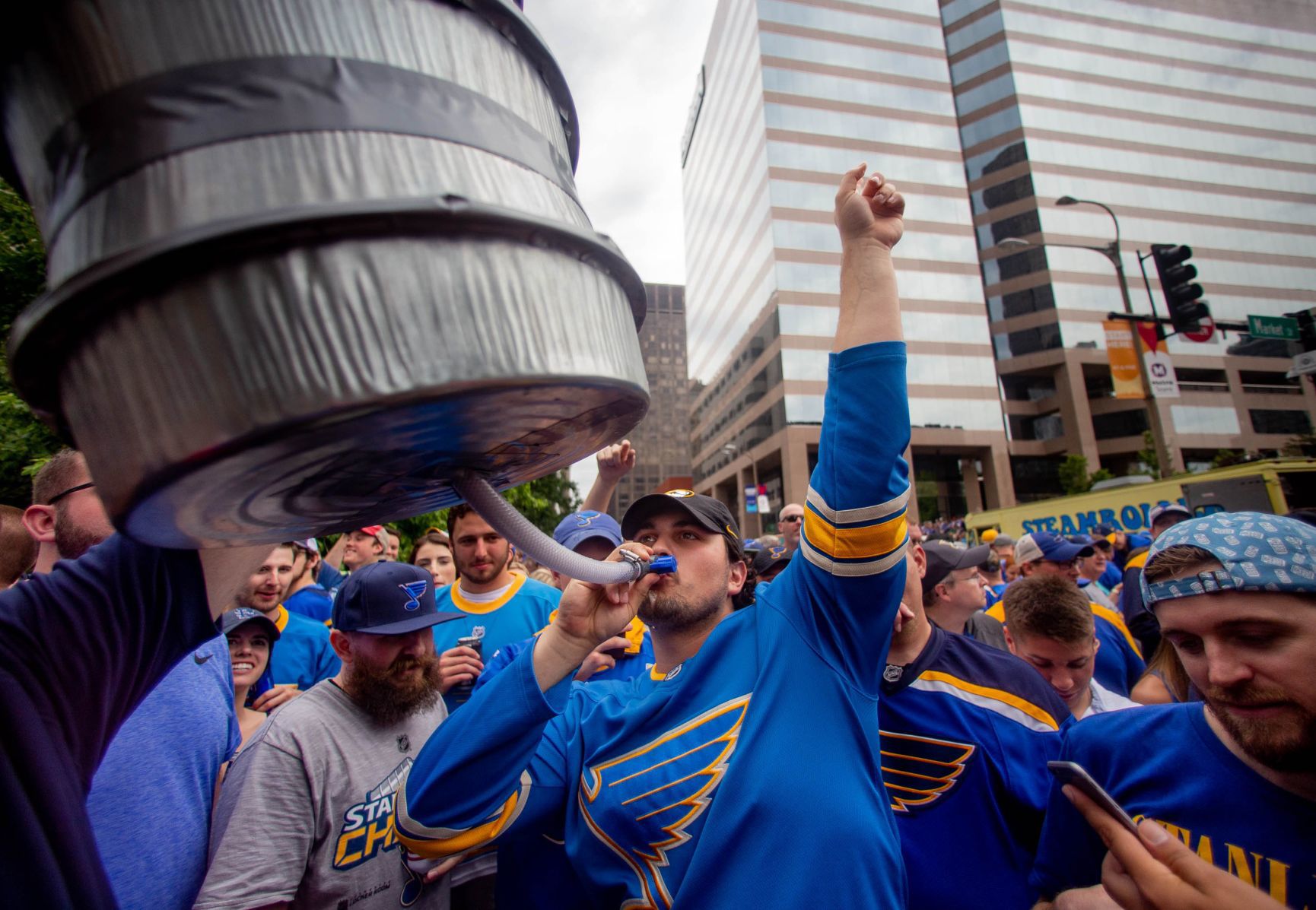 St. Louis Blues, fans celebrate Stanley Cup victory